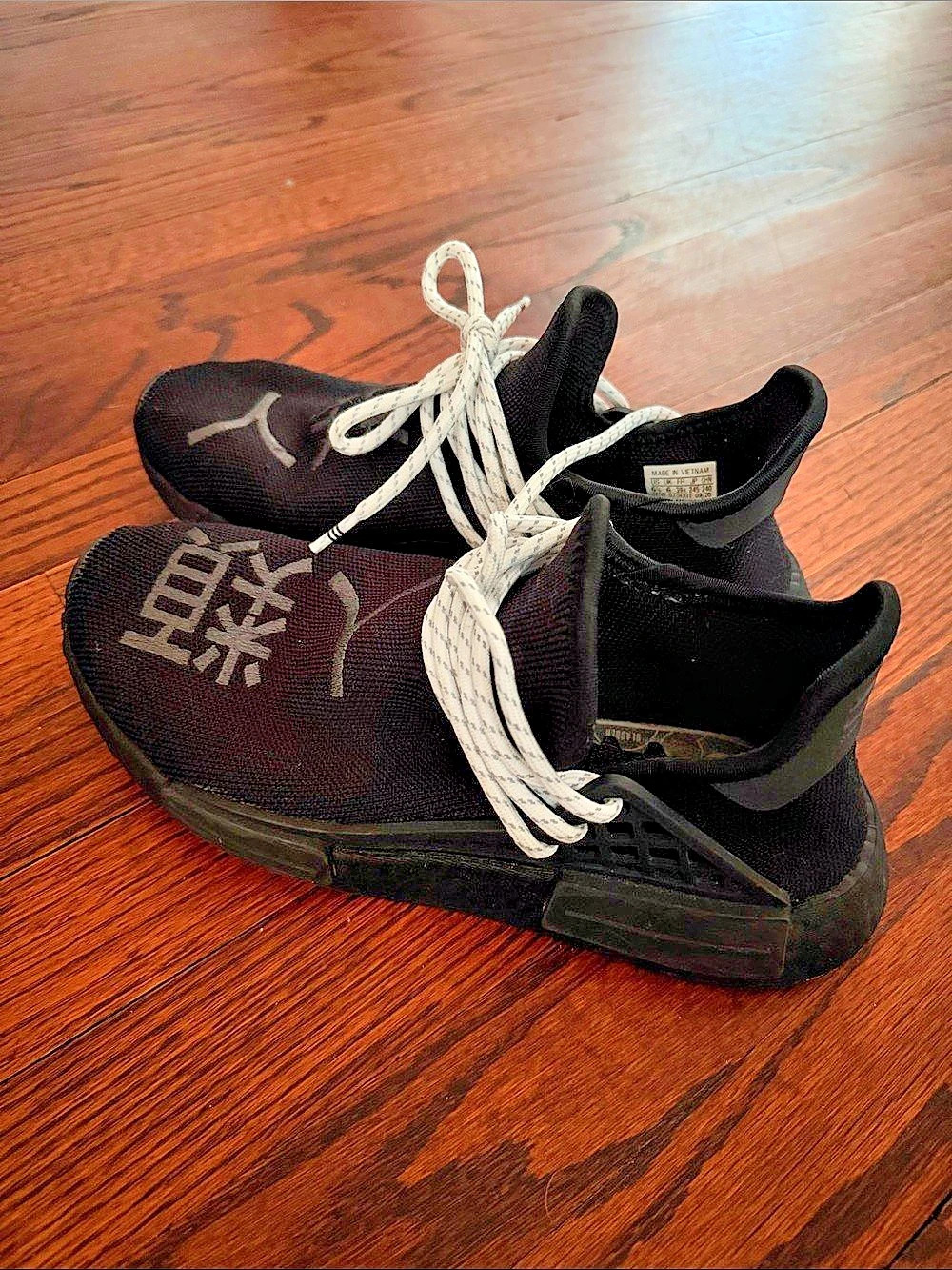 adidas Pharrell x adidas NMD Hu 'Black' NMD Hu Black Women's Black Sneakers US